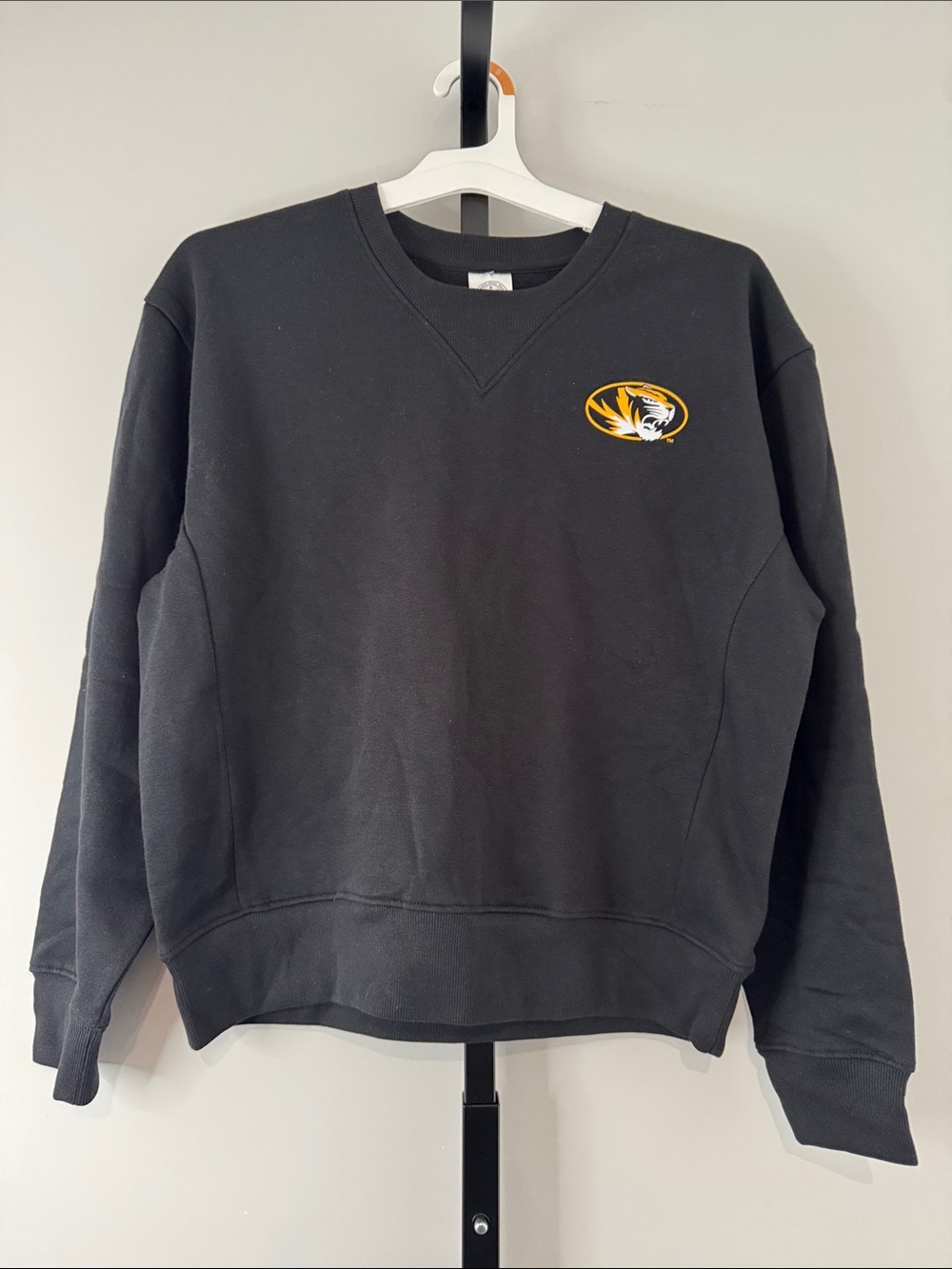 NCAA Black Crewneck Sweatshirt Missouri Tigers Women’s Small New NWT